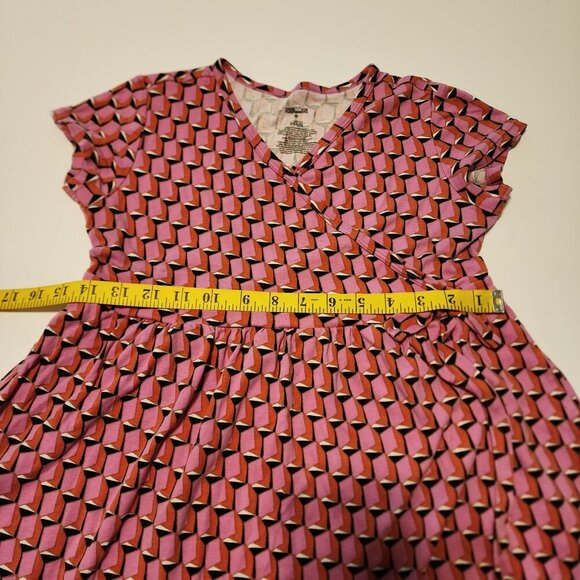 Diane Von Furstenberg for Target sz 10 / 12 girls short sleeve wrap dress - Picture 11 of 13